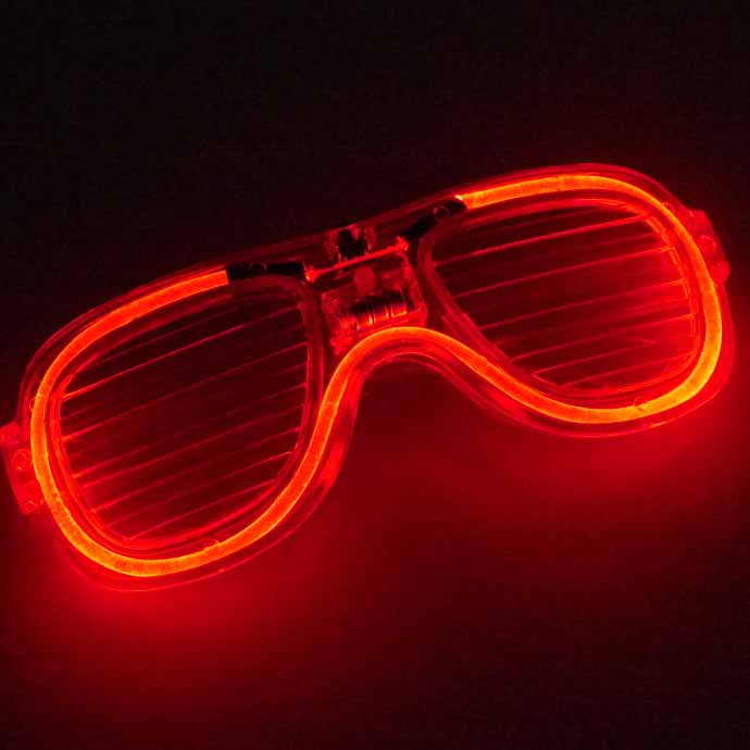 光る LED メガネ ハロウィン クリスマス 仮装 コスプレ
