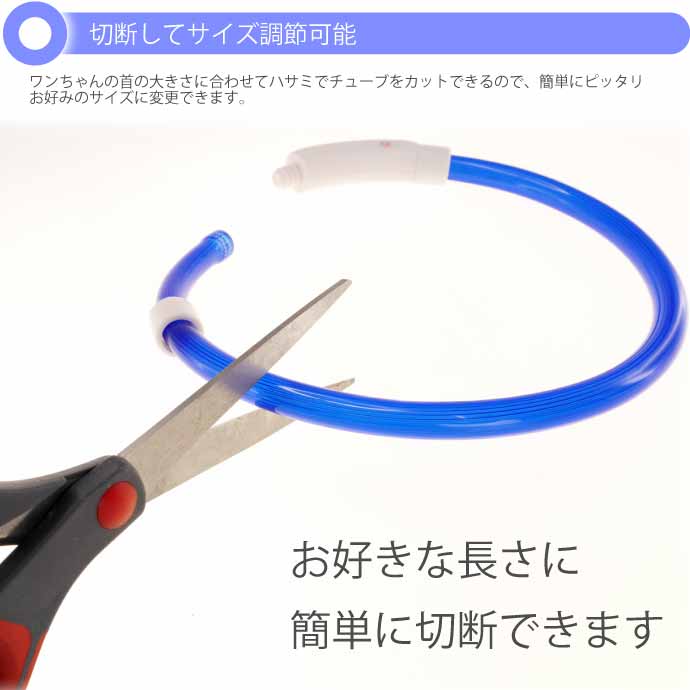 USB充電式 LEDライト首輪