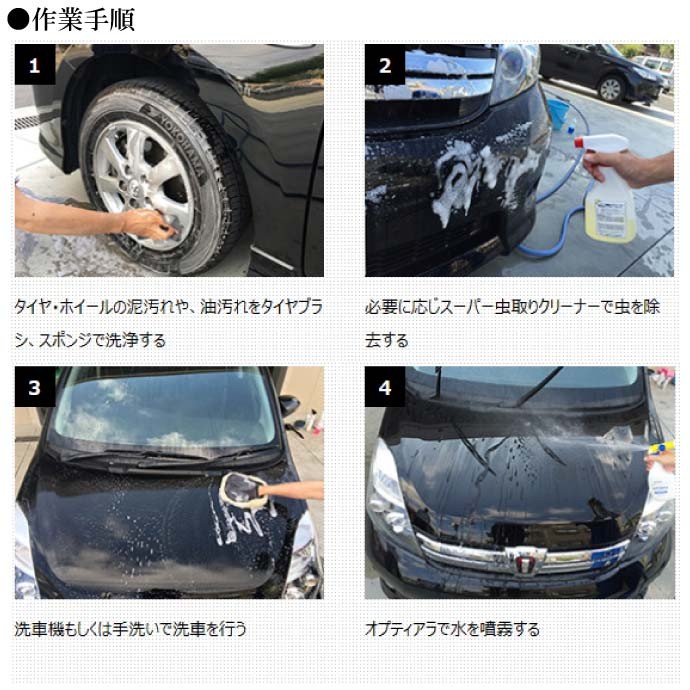 オプティアラ V2 スプレイヤー ガン ガラスコーティング剤 洗車 最先端