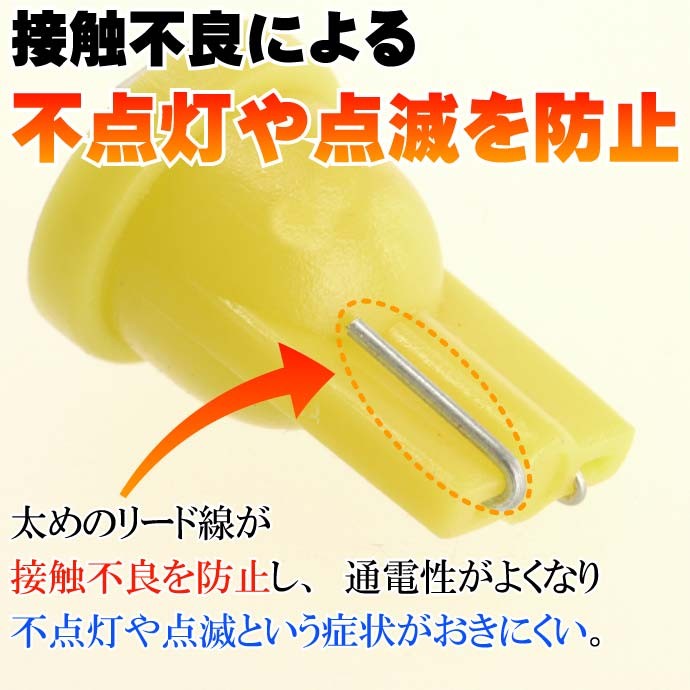 4連★高輝度LEDバルブ T10 SMDウェッジ