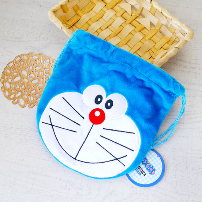 ドラえもん　ジェット　マグネット　巾着 ドラえもん ぬいぐるみ巾着 フェイス 巾着袋 財布 DR-0031A ドラエモン