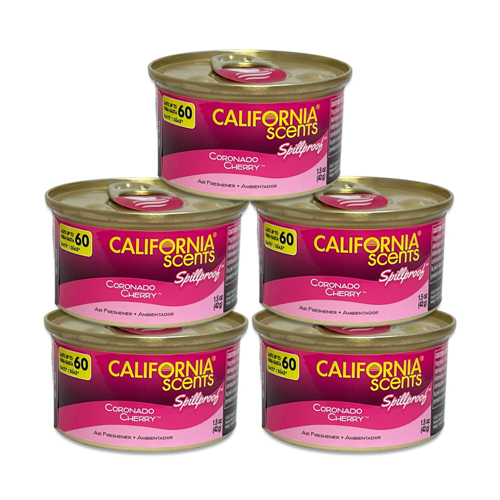 カリフォルニアセンツ エアフレッシュナー 5個セット(全9種) 芳香剤 置き型 セット売り 車 部屋 缶 西海岸 USA アメリカ いい香り | CALIFORNIA scents | 02