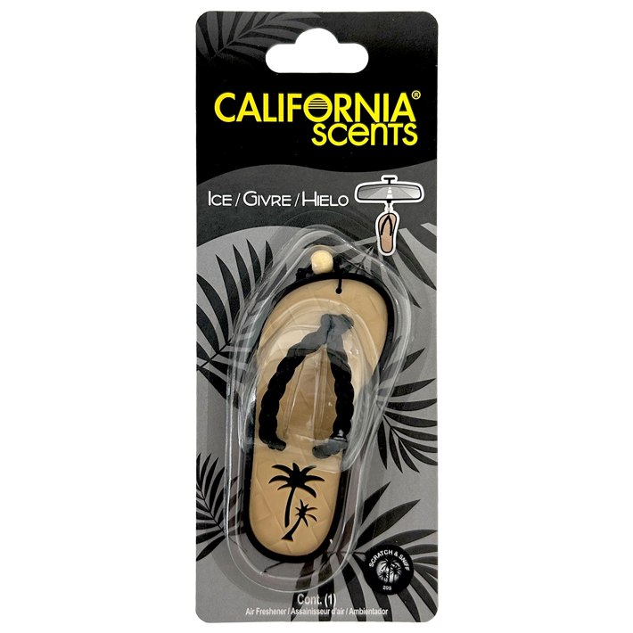 カリフォルニアセンツ サンダル エアフレッシュナー (アイス) 芳香剤 車 部屋 吊り下げ 西海岸 ハワイアン | 