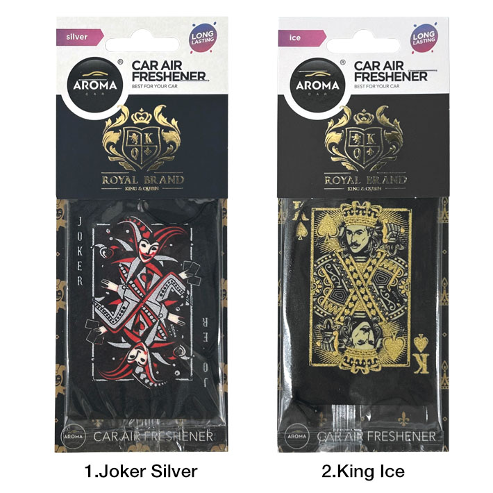 プレイングカード スタイル エアフレッシュナー (全3種) 吊り下げ 芳香