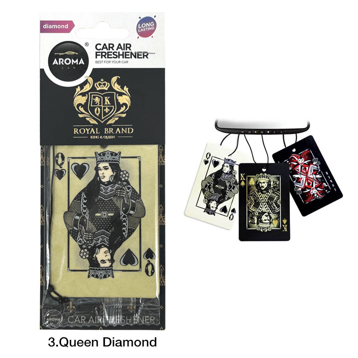 プレイングカード スタイル エアフレッシュナー (全3種) 吊り下げ 芳香
