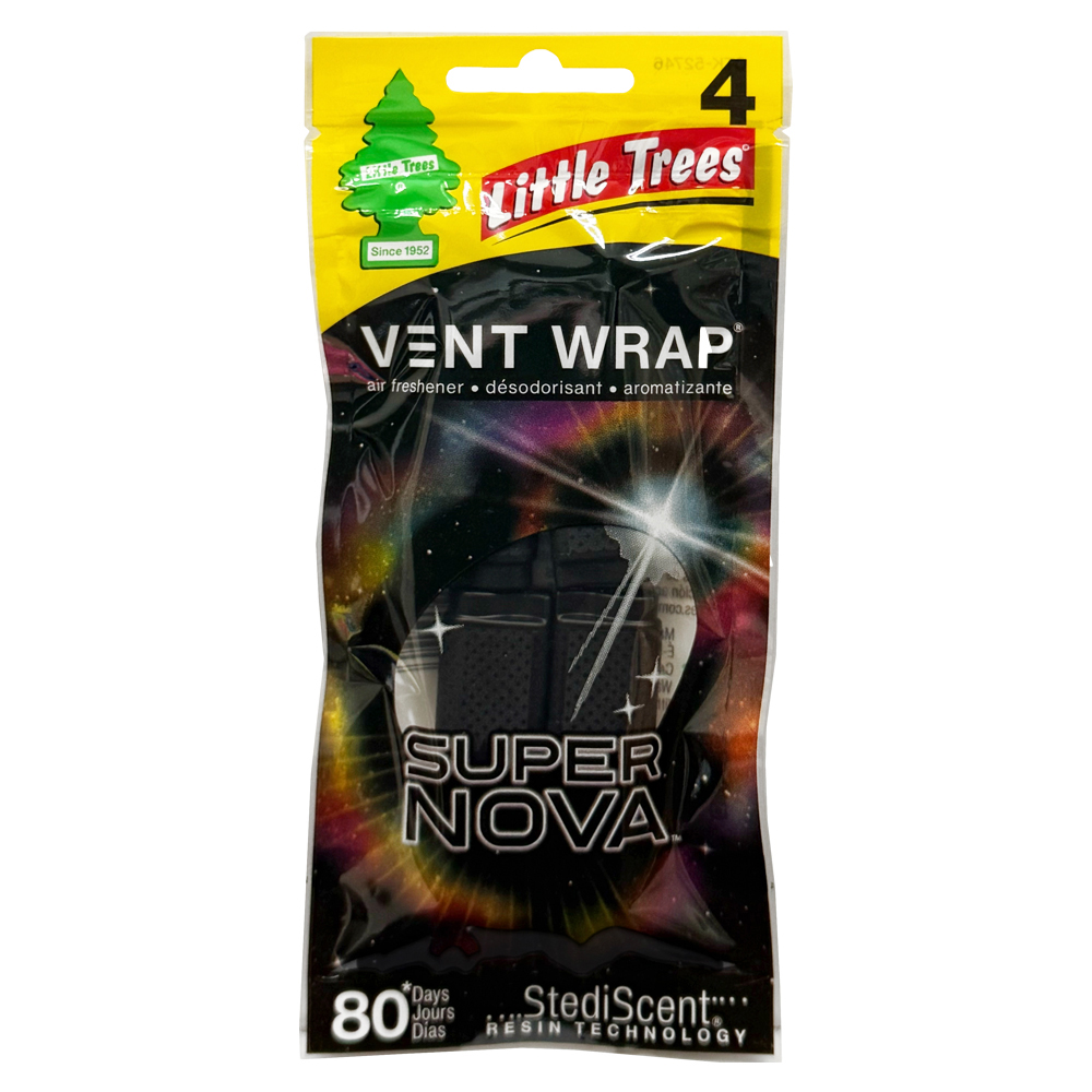 リトルツリー ヴェントラップ エアフレッシュナー (全8種) LittleTrees Vent Wrap 芳香剤 車 車載 車用 自動車 エアコン 送風口 クリップ 手軽 取付 | Little Trees | 06