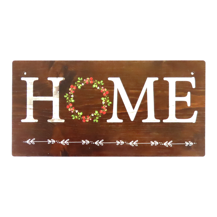 ホーム ウッド サイン プレート 【全10種】 Home Welcome Sign