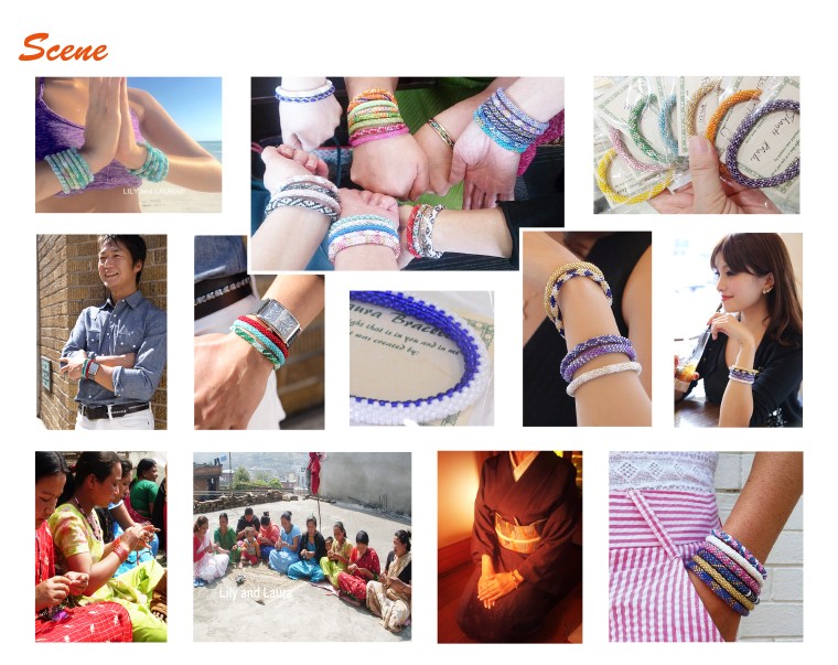MATSUNO GLASS BEADS ブレスレット リリーアンドローラ(Lily MATSUNO GLASS BEADS ブレスレット リリーアンドローラ(Lily