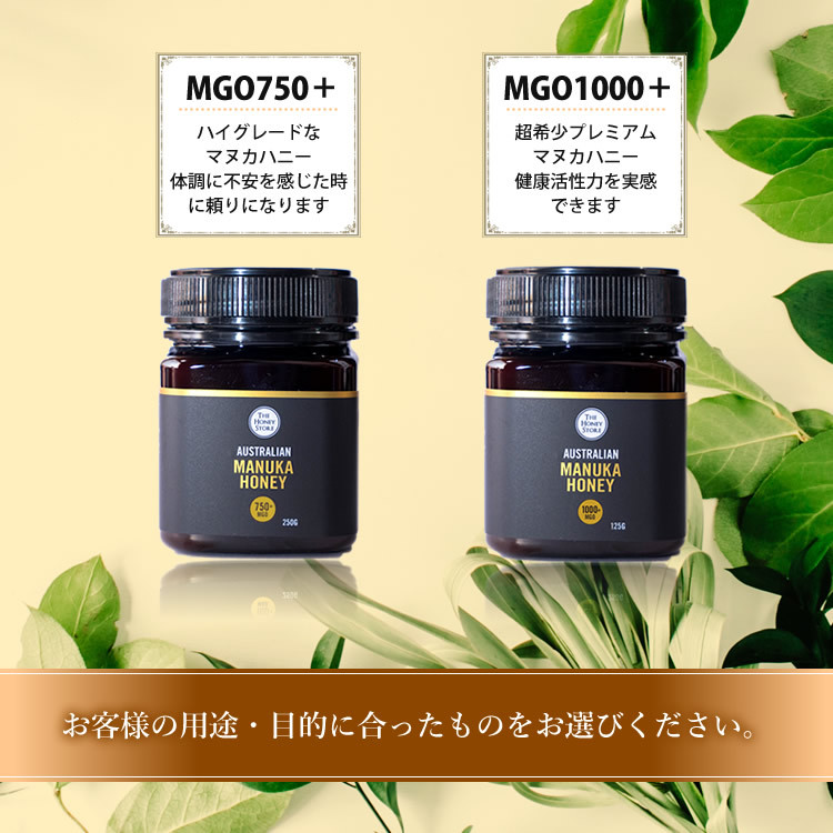 マヌカハニー オーストラリア産 MGO７５０++ 250g UMF20相当