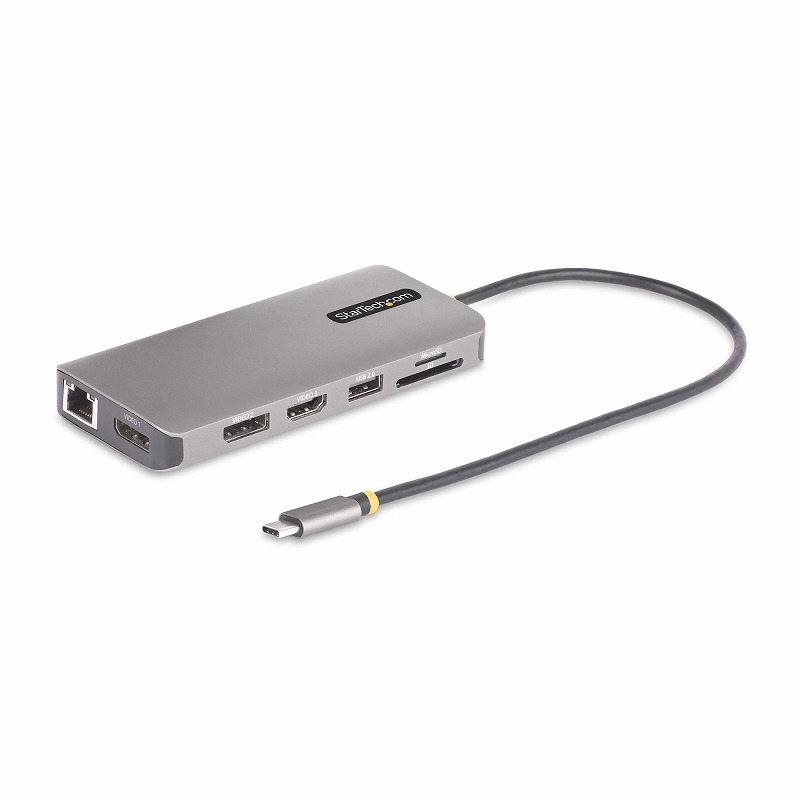 マルチポートアダプター USB-C ハブ 2x 4K60Hz + 1x 4K30Hz HDMI