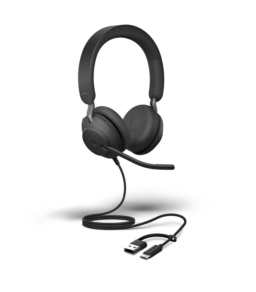 ヘッドセット USB Stereo Jabra Evolve2 40 SE USB-A MS 有線 両耳