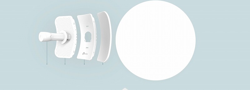 TP-Link 5GHz AC 867Mbps 23dBi アウトドア CPE : アクセルジャパン