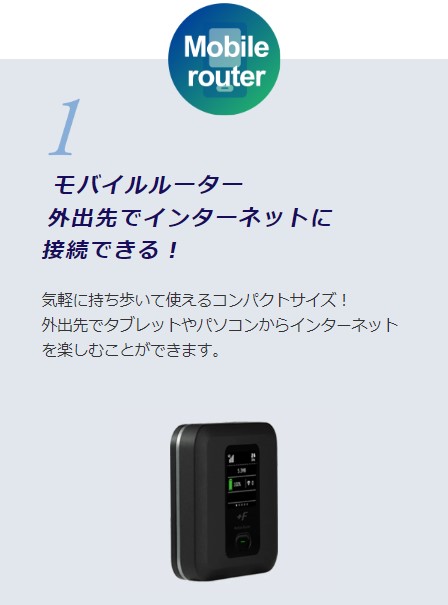 モバイルルーター SIMフリー モバイルWi-Fiルーター +F FS040W 富士