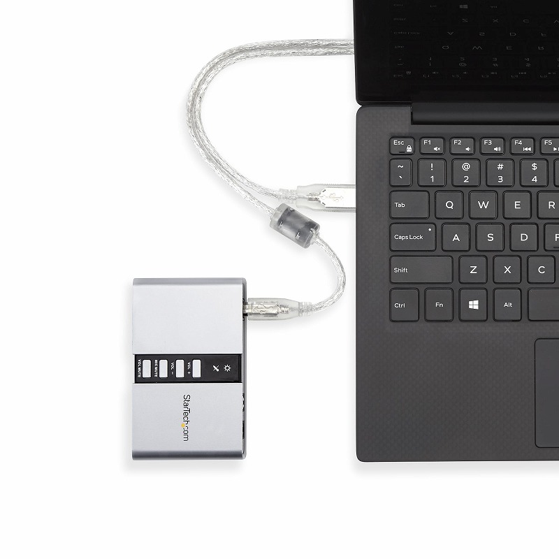 7.1ch対応USB接続外付けサウンドカード USB-DACヘッドホンアンプ USB