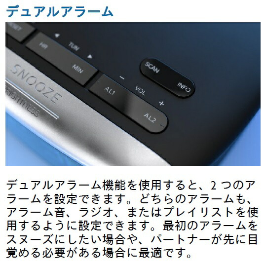 PHILIPS フィリップス クロックラジオ デジタル 目覚まし時計 FM