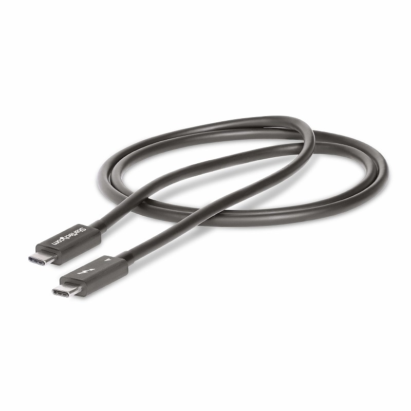 Thunderbolt 4ケーブル 1m 4K8K 60hz 40Gbps 100W PD Intel USB4 3 USB