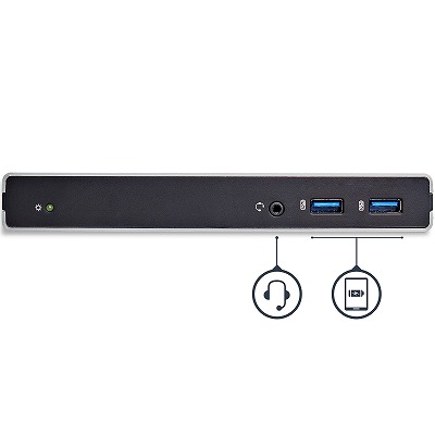 ⭐️ USB3.0接続ドッキングステーション HDMI/VGA GbEポート USB3.0接続ドッキングステーション デュアルDVIモニタ対応 縦置