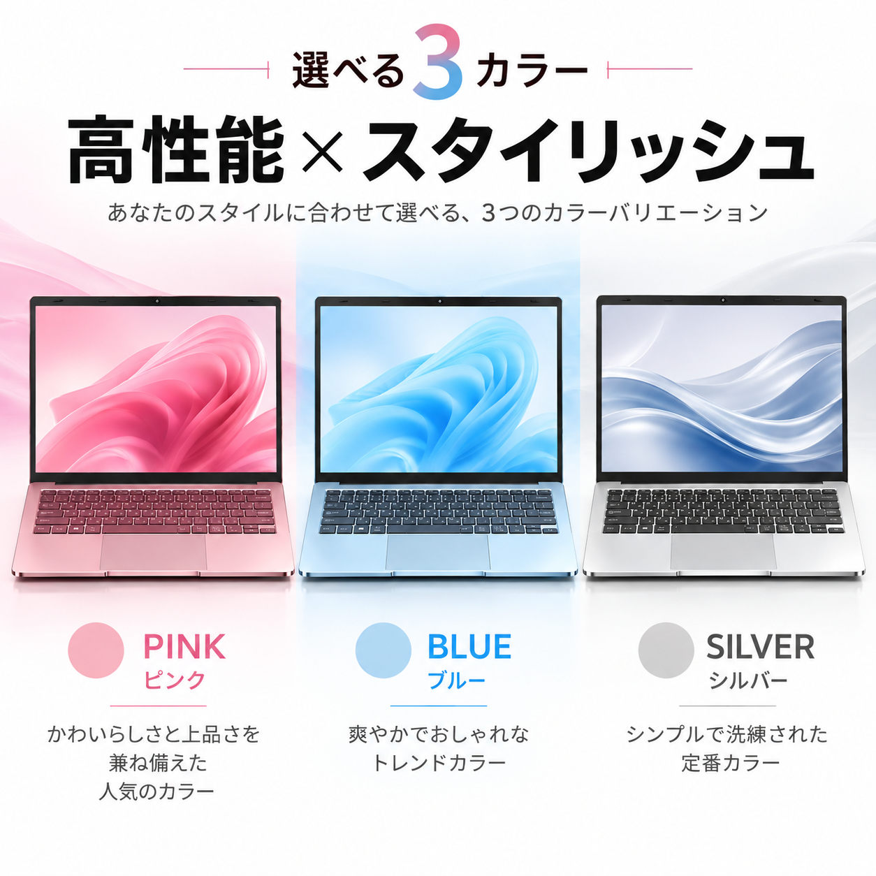 ノートパソコン 新品 windows11 pro Office搭載 選べるカラー14型 Intel N3350 メモリ8GB SSD最大512GB 人気モデル 軽量薄型 初心者向け 初期設定済 爆買 | VETESA | 15