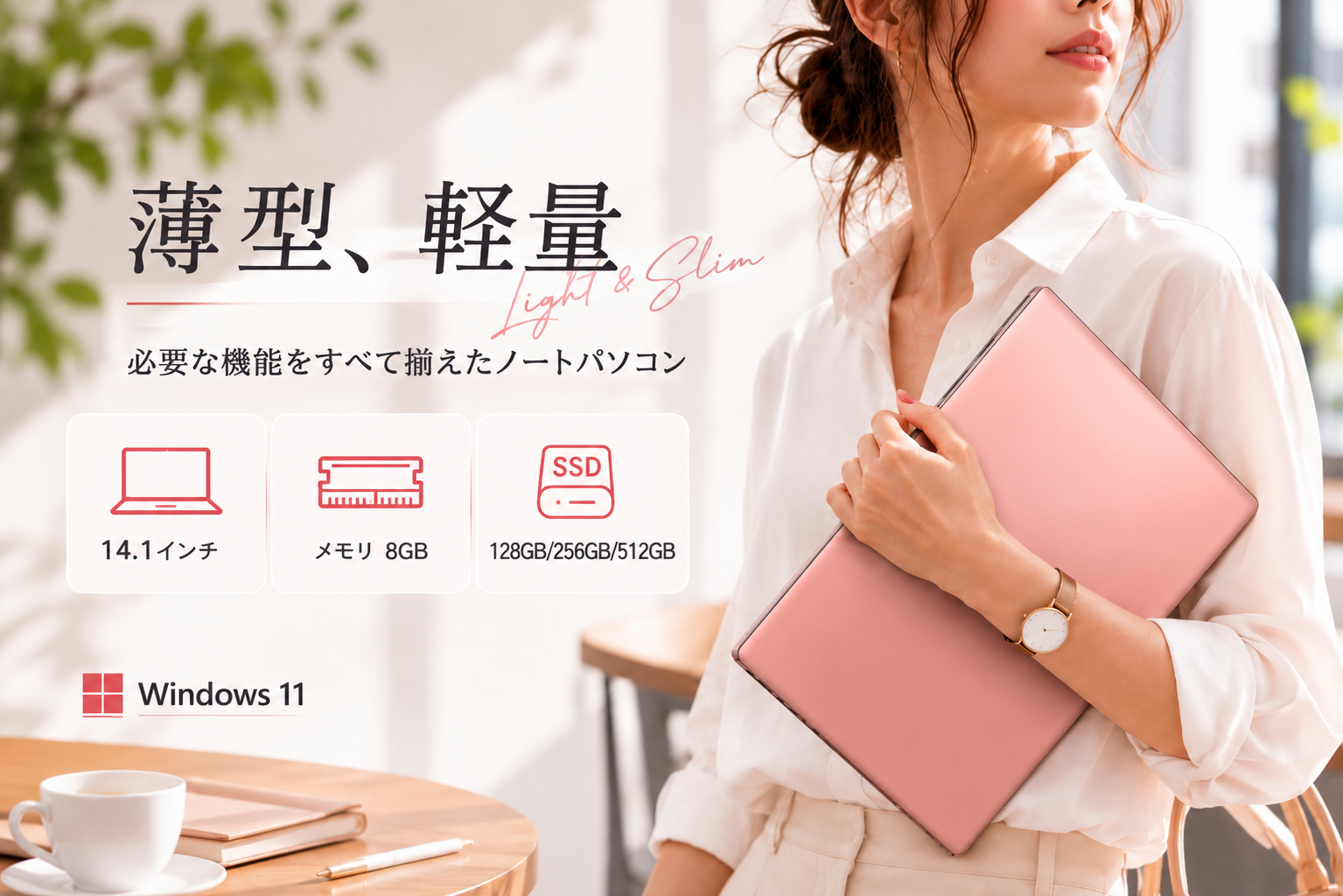 VETESA ノートパソコン windows11 新品 office搭載 14型 Celeron