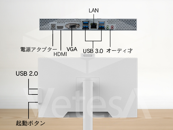 インテル（intel） 新品 デスクトップパソコン 一体型 Office