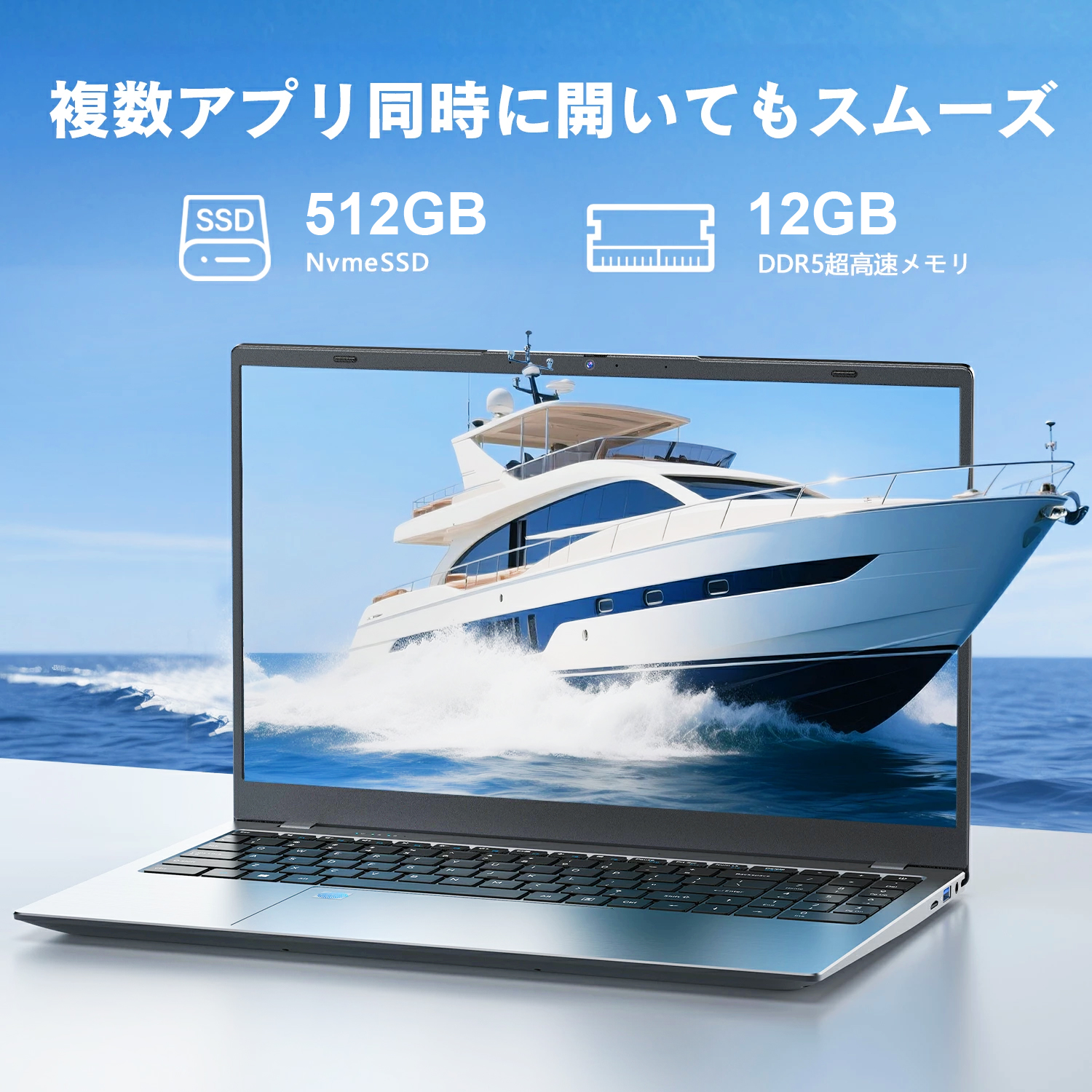 初期保証 正規Win11 i5-8500 16GB SSD512GB オフィス VETESA 新品ノートパソコン 15.6インチ 第12世代 Celeron N95 メモリ