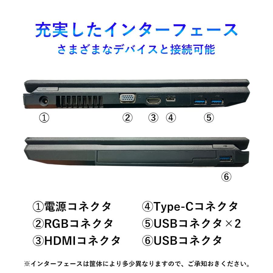 FUJITSU/A5510/i3第10世代/W11/SSD256G/OFFICE LIFEBOOK A ノートパソコン 中古 パソコン Windows11 Office 搭載 第10