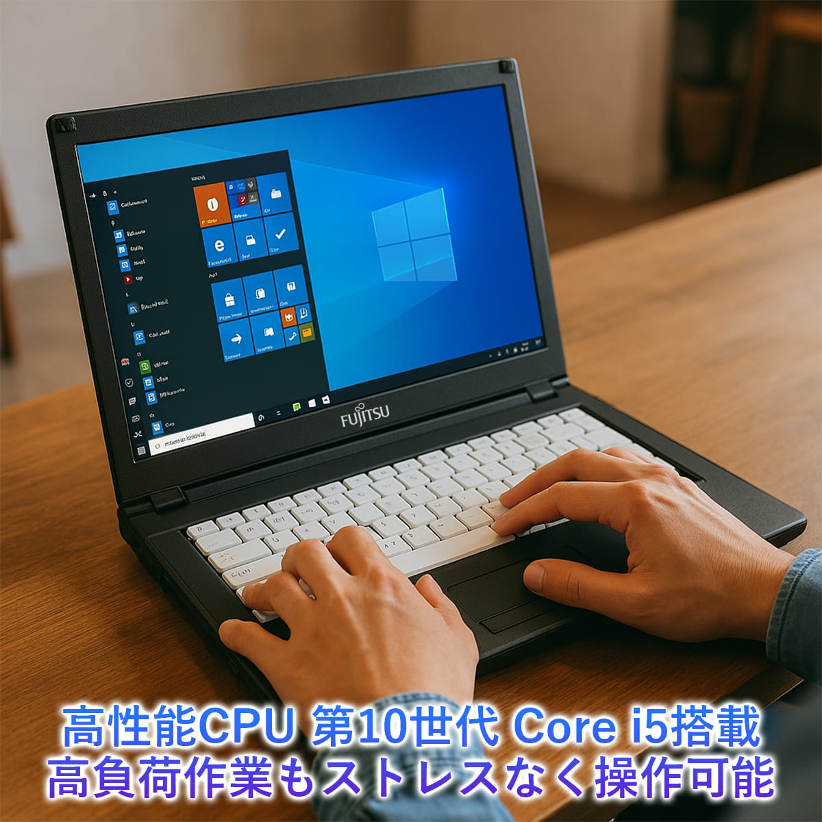 富士通 2025年4月入荷!! 保証付 中古ノートパソコン 中古 Office