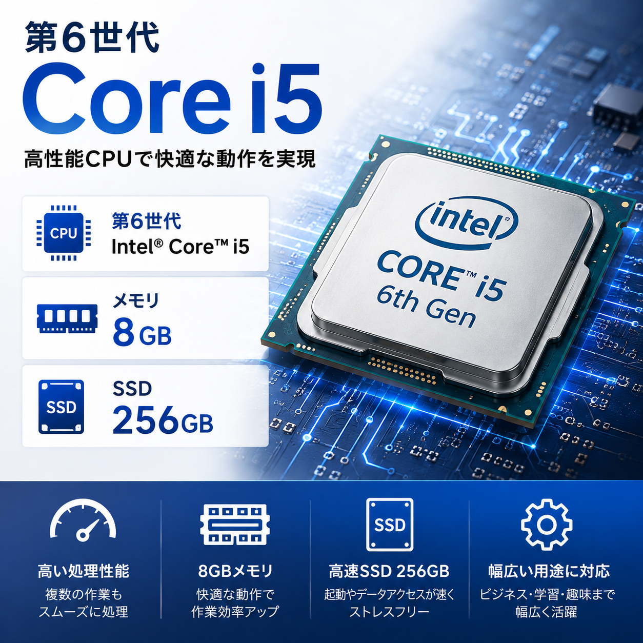 ノートパソコン 中古 Windows11 Office搭載 メモリ8GB SSD256GB DELL 7280 Intel Core i5 第6世代 13.3型 Webカメラ 爆買 | Latitude（Dell） | 01