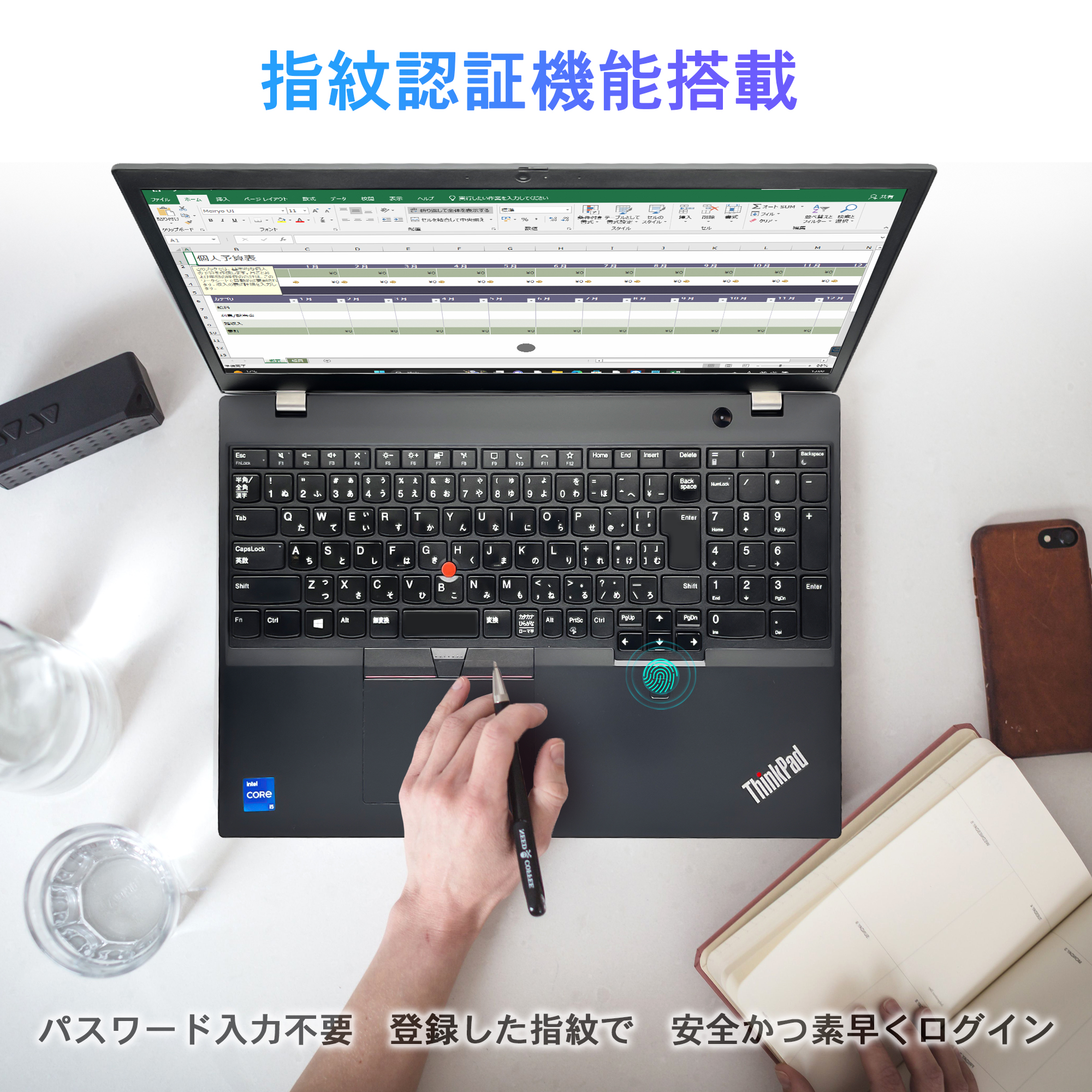 中古ノートパソコン LenovoThinkPad L15 第11世代 Core i5 15.6インチ 新品メモリー 8GB 16GB SSD  512GB 1TB USB3.0 無線LAN搭載 WPS office Win11