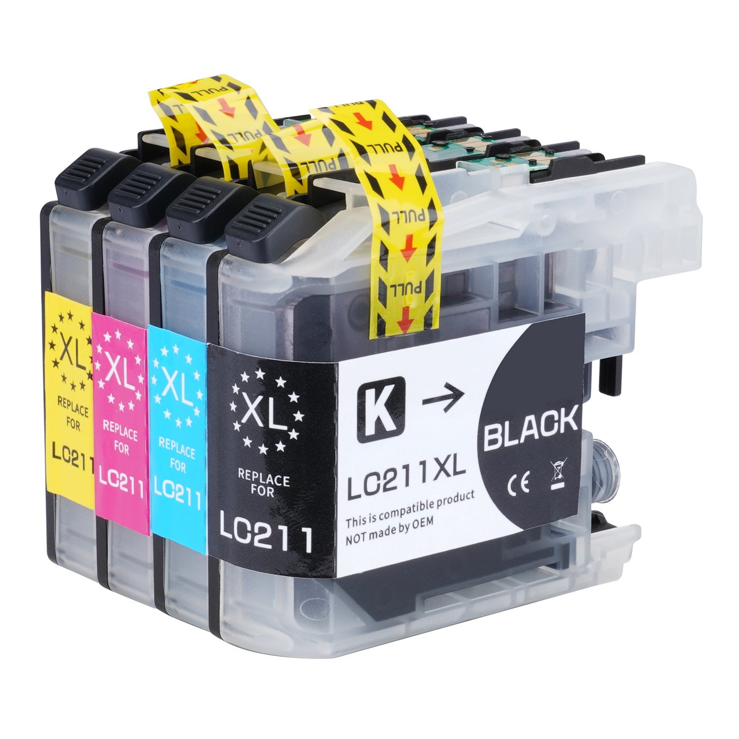 brother ブラザー プリンター用 互換インク LC211 プリンターインク インクカートリッジ 4本セット コスト削減  DCP-J968N DCP-J567N MFC-J887N MFC-J737DN | ブラザー工業