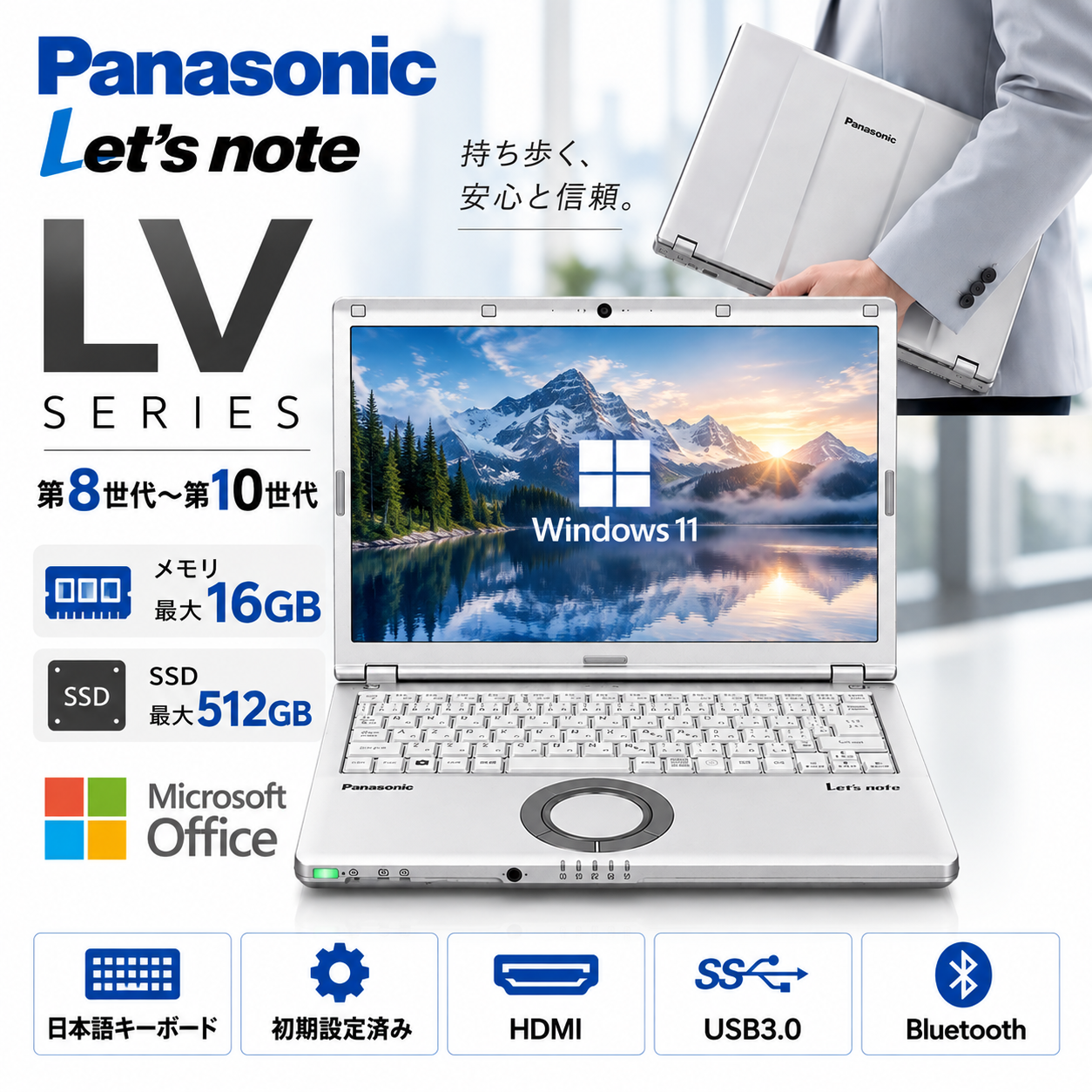 Panasonic（パナソニック） ノートパソコン 中古 Panasonic Let's note