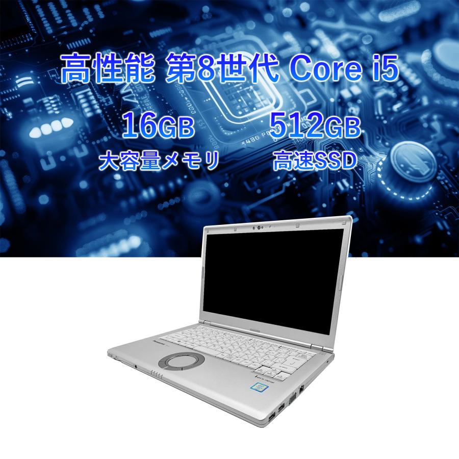 Let's note LV ノートパソコン 中古 第8世代 Core i5 パナソニック