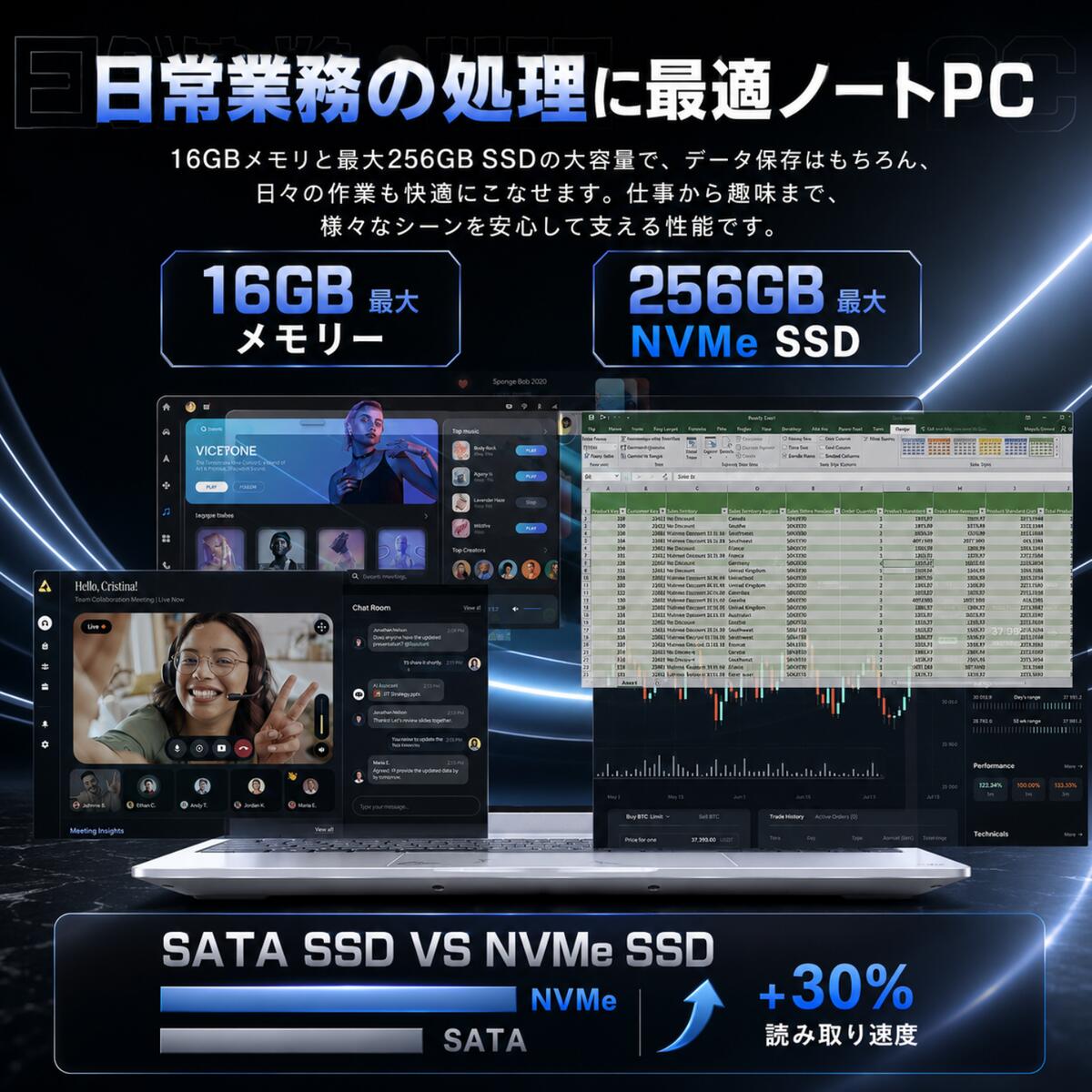 ノートパソコン windows11 新品 office搭載 14型 Pentium Gold 6500y 第14世代 メモリ最大16GB SSD最大256GB 薄型 日本語配列 指紋認証 初心者向け 爆買 | VETESA | 06