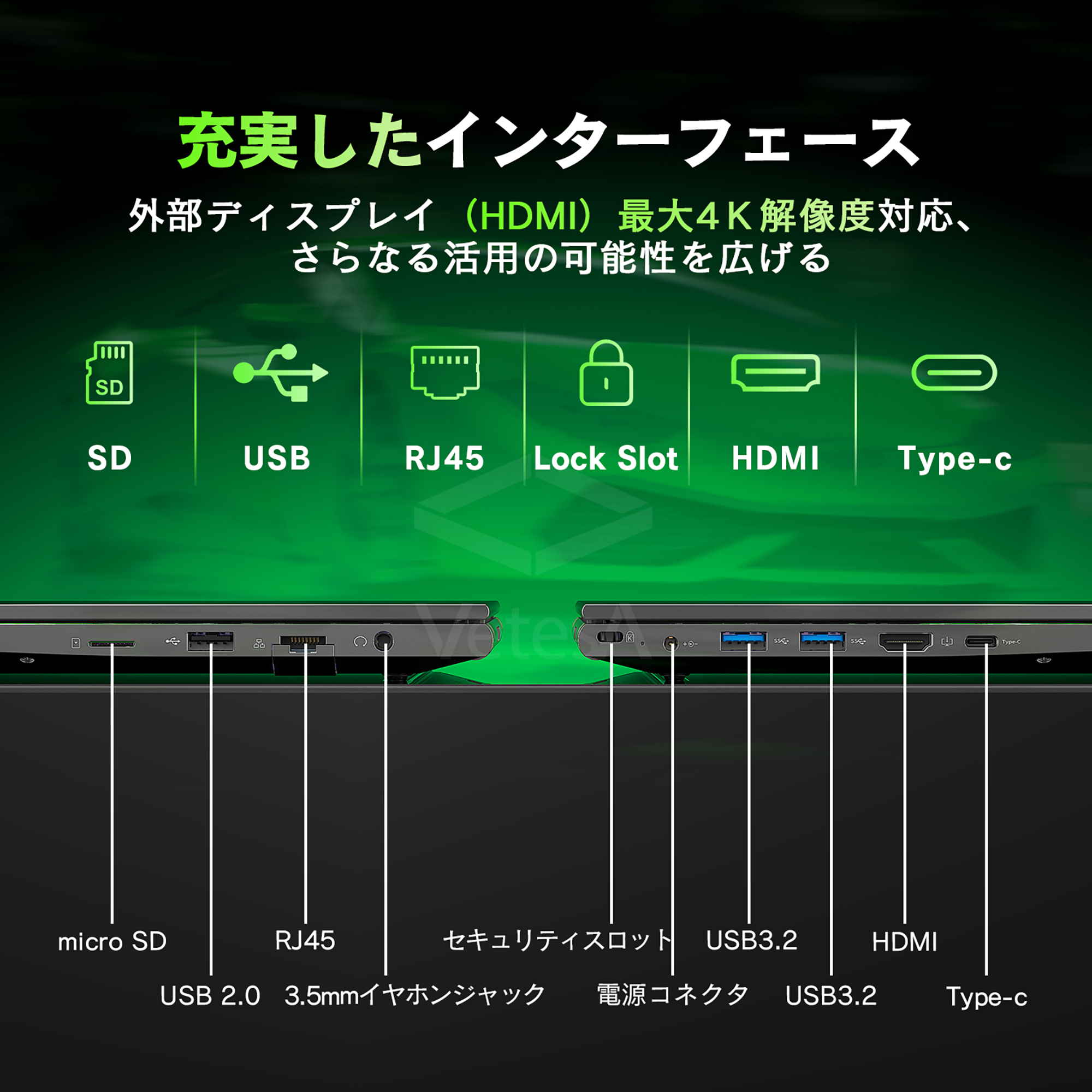 VETESA 新品 ゲーミング ノートパソコン AMD Ryzen 7 pro 15.6インチ