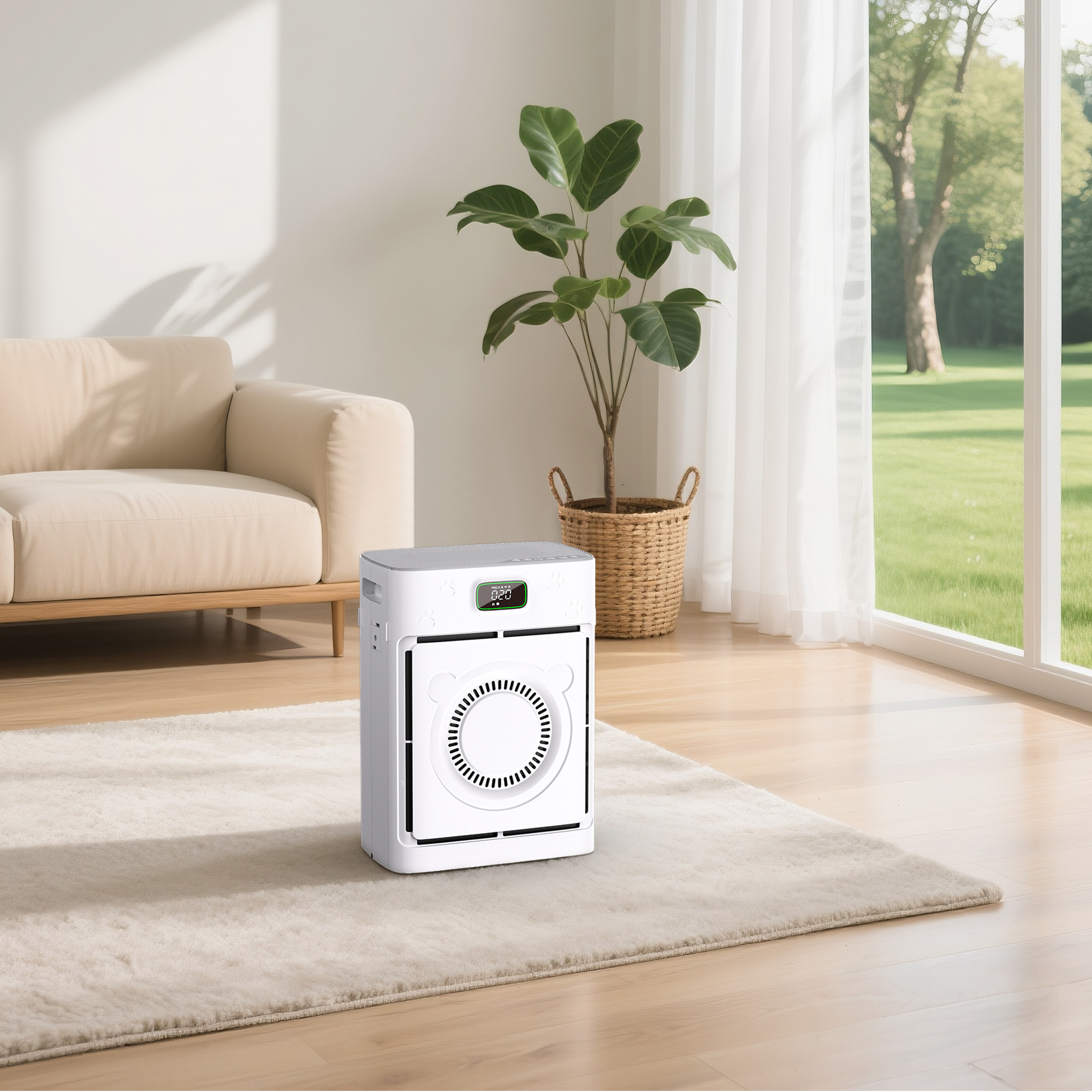 ペット用空気清浄機 猫 犬 多頭飼い｜浮毛 吸引 脱臭 アンモニア除去