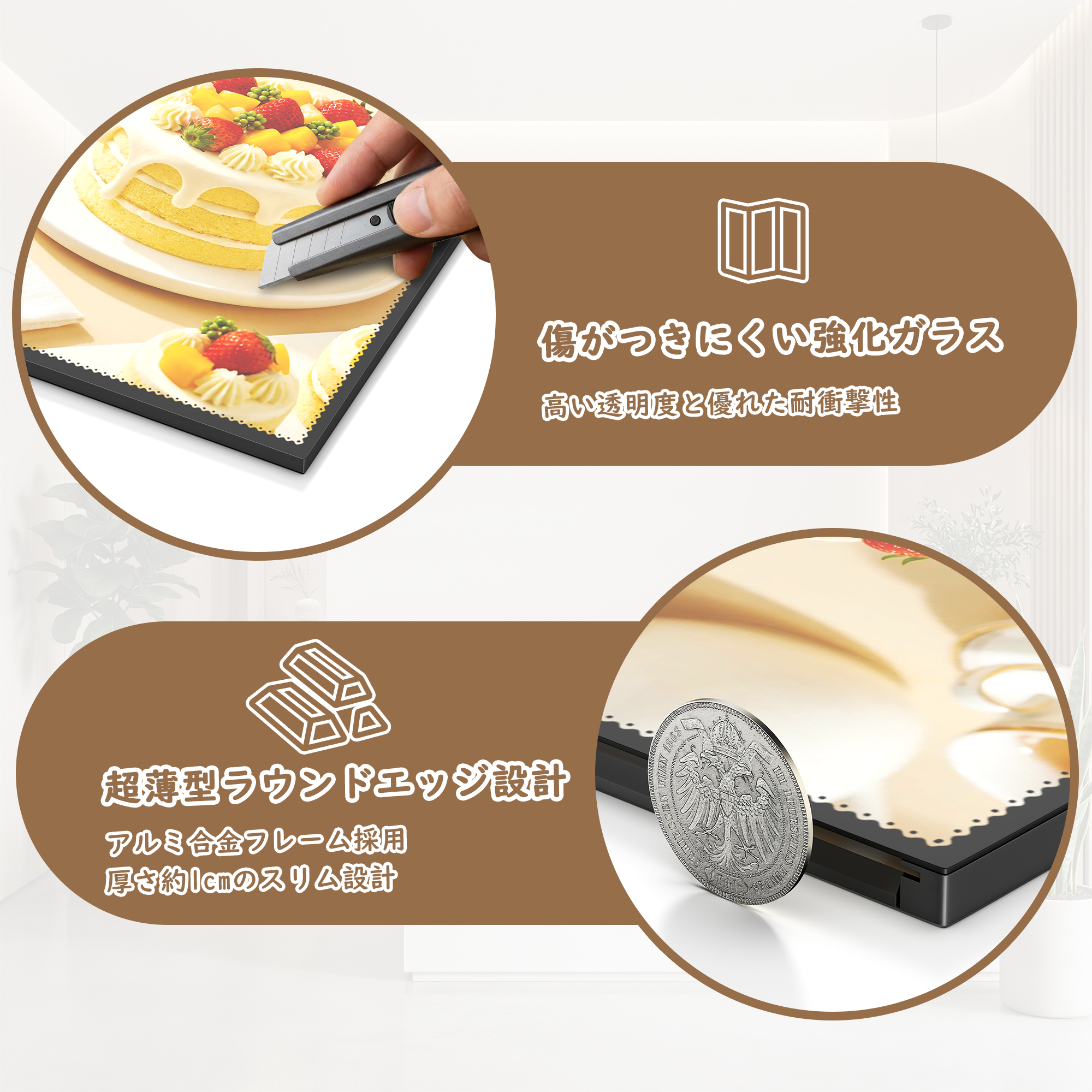 LED看板 壁掛け A1 ポスターフレーム ガラスパネル 光る 飲食店 看板 ライトパネル メニュー 店舗用 爆買 | VETESA | 07