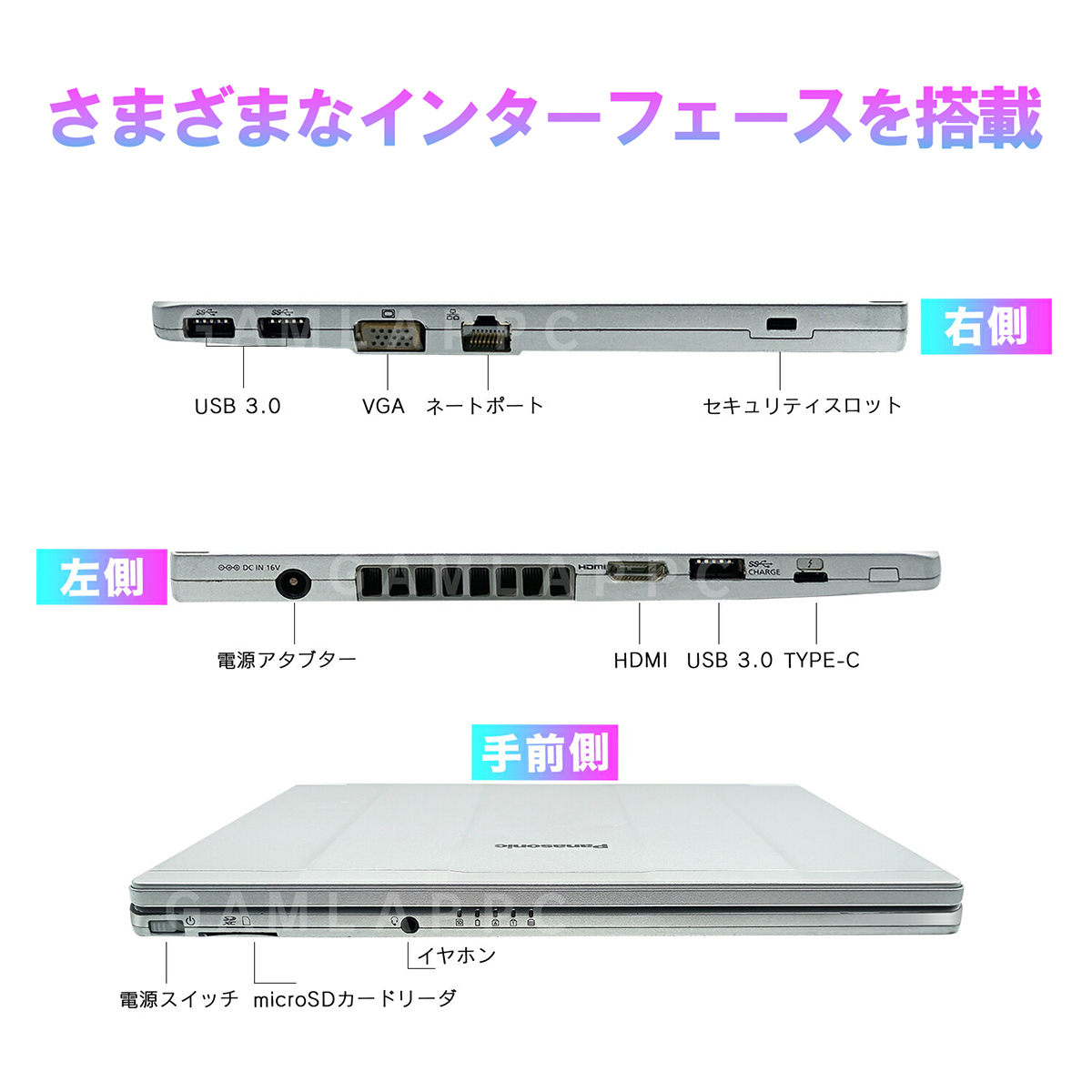 準美品 レッツノート SV9 i7 16GB SSD 512G DVD オフィス Amazon.co.jp: 【整備済み品】 Panasonic パナソニック Let's