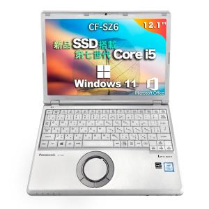 ノートパソコン office付き 中古 Windows11 初心者向け Panasonic CF-SZ6 シリーズ 第7世代 Core i5メモリ8GB 新品SSD 最大1TB 12.1型 学生向け SZ6-i57
