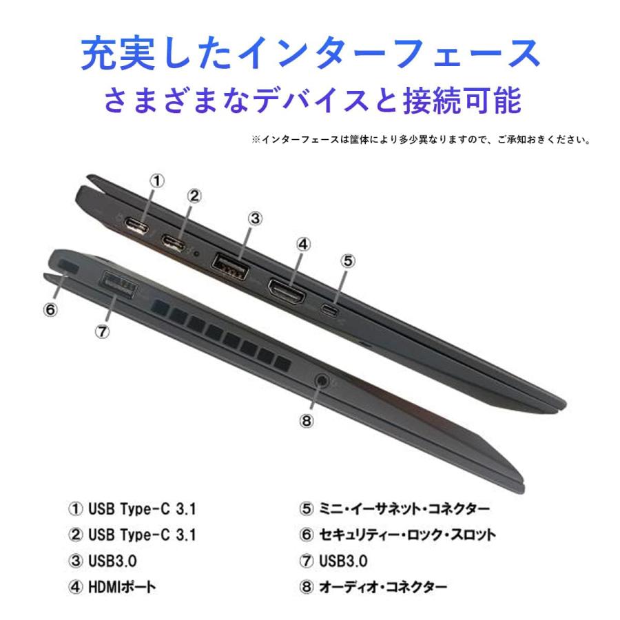 ThinkPad X ノートパソコン 中古 パソコン Windows11 Office 搭載 第10