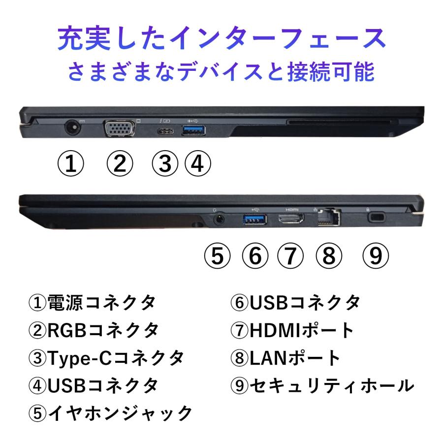 LIFEBOOK U ノートパソコン 中古 パソコン Windows11 Office搭載 第10