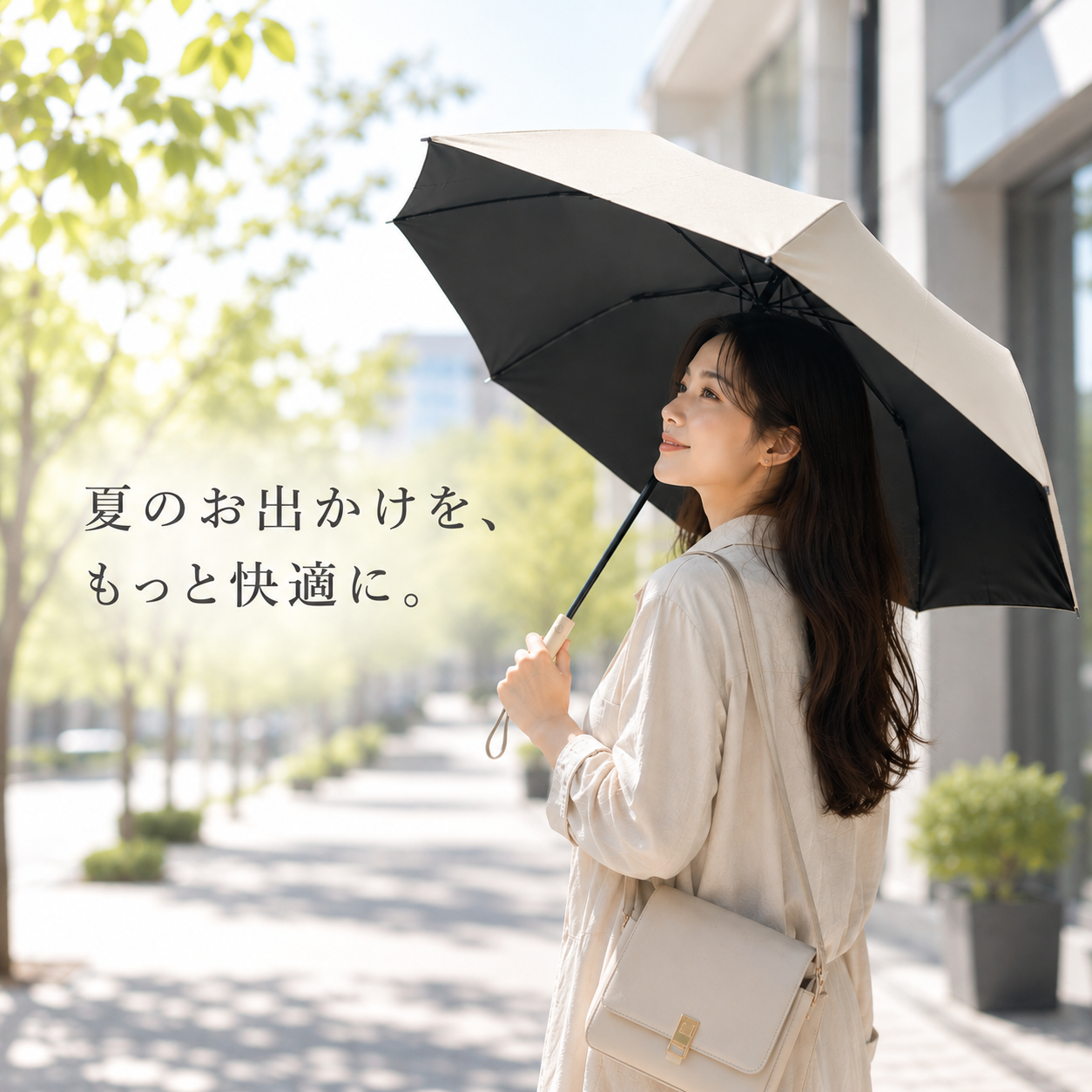 日傘 折りたたみ 自動開閉 ワンタッチ 完全遮光 軽量 晴雨兼用 折り畳み傘 紫外線99％カット 遮光 遮熱 涼しい 紫外線対策 | ブランド登録なし | 11