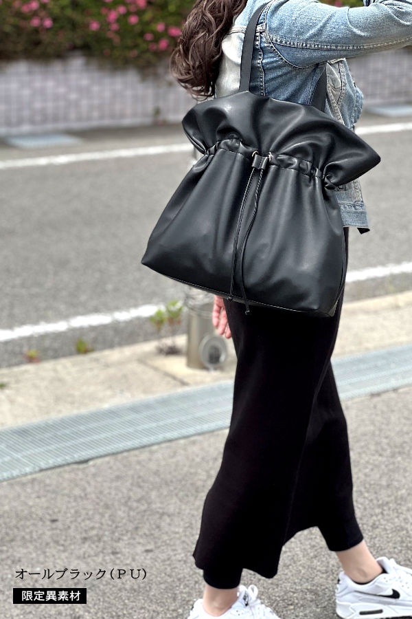 ナイロン トート 巾着 ショルダー レディース 大人 パイソン 通勤