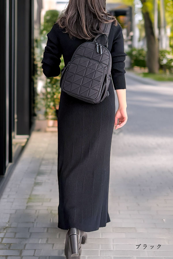 動画あり】ナイロン ショルダーバッグ リュック 2way 軽量 斜めがけ