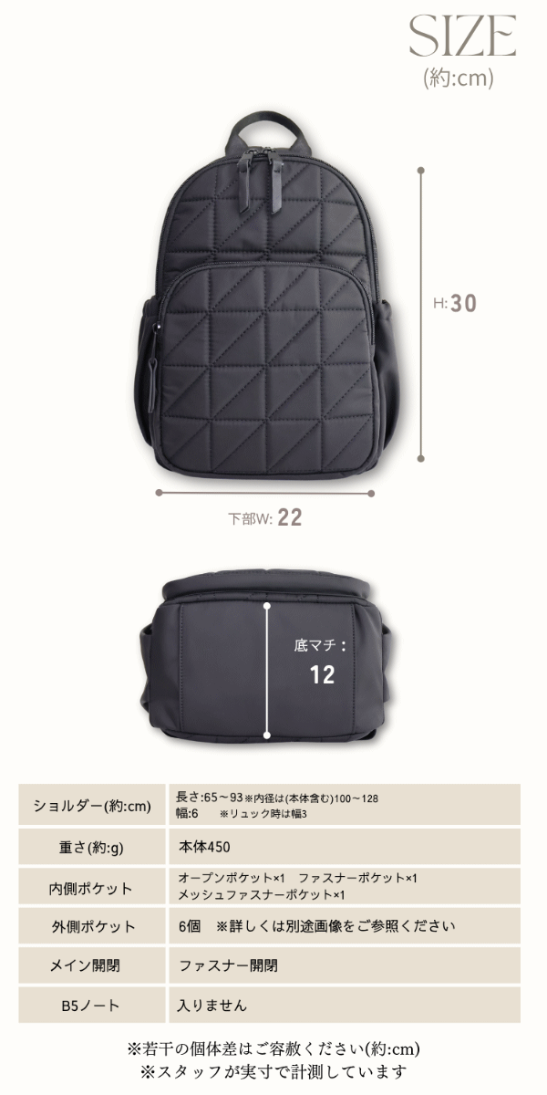 動画あり】ナイロン ショルダーバッグ リュック 2way 軽量 斜めがけ 