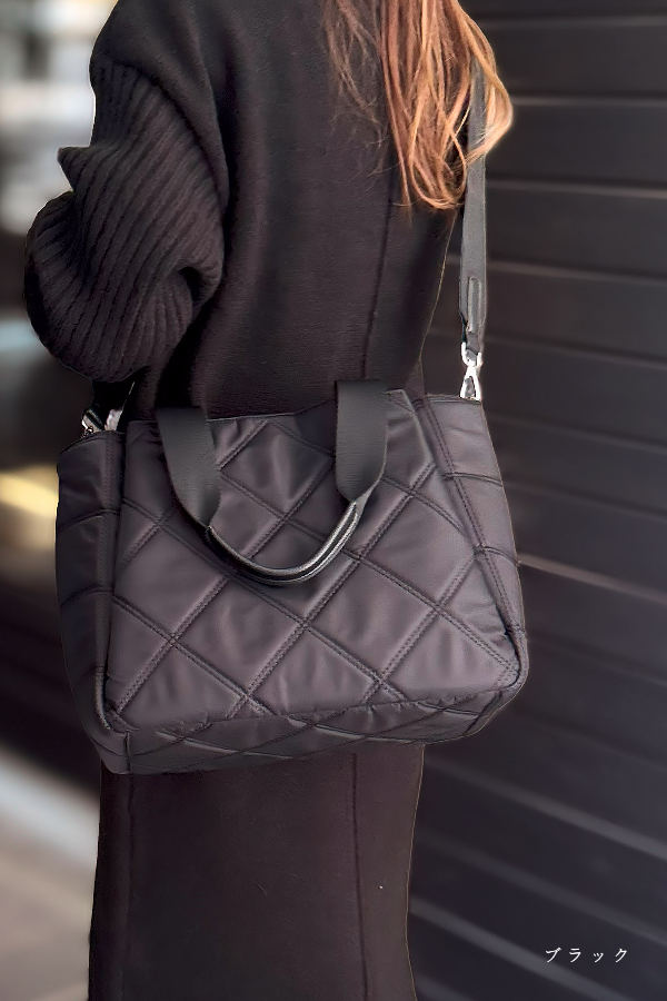 動画あり】ナイロン トートバッグ ショルダーバッグ レディース