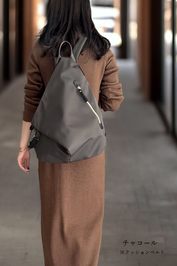 【選べるショルダー】【動画あり】リュック レディース ナイロンリュック 軽量 レザー ナイロン バッグ 大人 リュックサック おしゃれ |  | 11