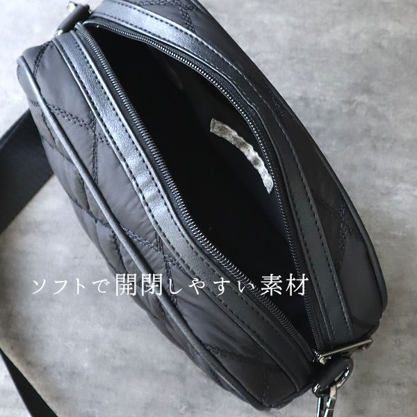 ポシェット レディース ショルダー 斜めがけ 軽量 ボディバッグ カメラバッグ  クロスボディー きれいめ キルティング 大人 |  | 14
