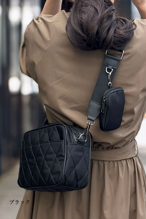 高密度ナイロン ショルダー レディース ポシェット ボディバッグ 高密度ナイロン ショルダー レディース ポシェット ボディバッグ