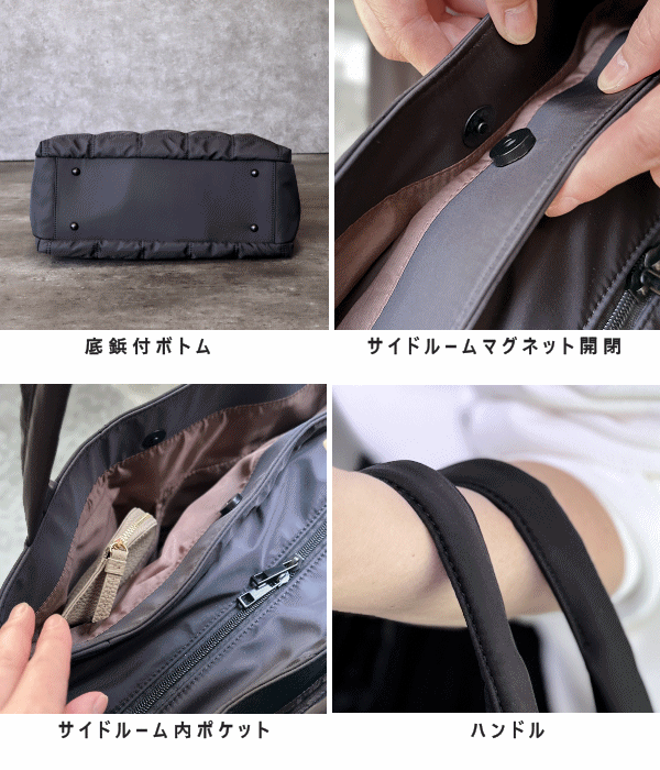 Newカラー追加】高密度Ver. ナイロン キルティング バッグ