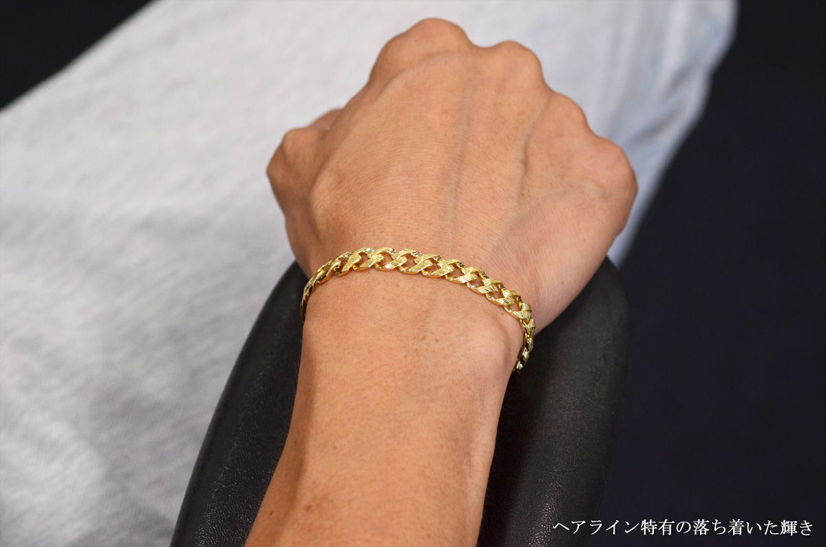 K18 喜平ブレスレット K18 Mカット トリプル 10g 17cm 喜平 ブレスレット 品番 : kmt